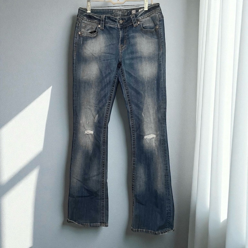 Miss Me Y2K Low Mid Rise Bootcut Jeans Size 29